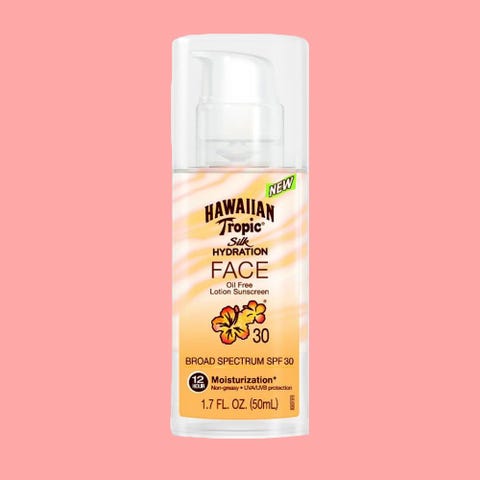 face hawaiian tropic hydration silk sunscreens spf sunscreen skin