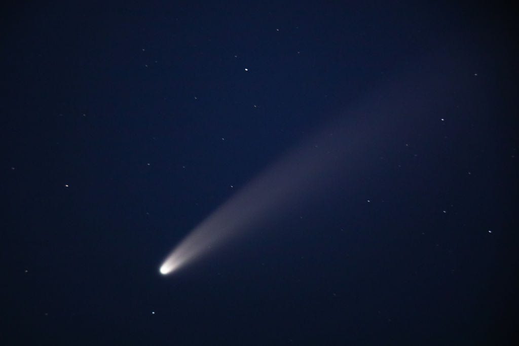 Mesmerising Footage Shows Neowise Comet Flying Over Earth