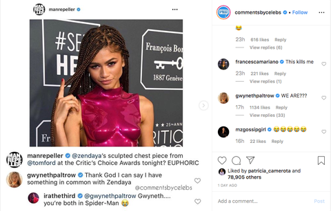 Zendaya Matched With Gwyneth Paltrow in a $15,000 Tom Ford Breastplate