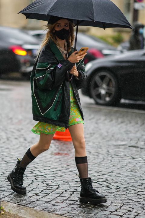 cómo vestir si llueve