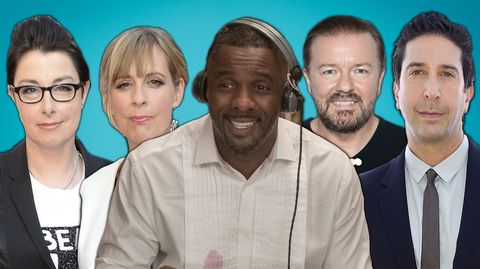 Idris Elba, Ricky Gervais, David Schwimmer, Sue and Mel