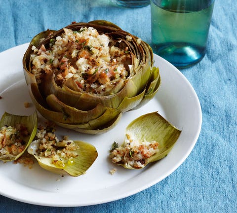 Cheese-and Prosciutto-Stuffed Artichokes