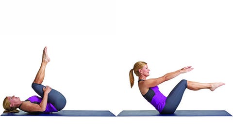 Master The Teaser: The Pilates Move For A Flat Belly | Prevention