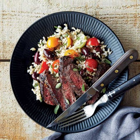Steak and Brown Rice Salad