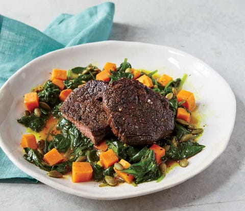beef with spinach and sweet potatoes beef with spinach and sweet potatoes