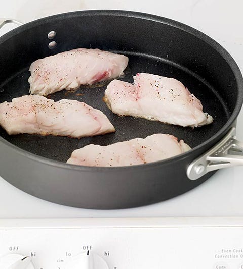 leave fish in pan leave fish in pan