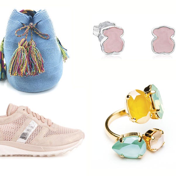Complementos en tonos pastel ¿Buscas un complemento en color pastel? No te pierdas todas nuestras propuestas. Para el día, la noche... ¡te encantarán!