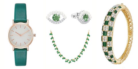 Especial joyas: verde que te quiero verde Pendientes, pulseras y collares, perfecto para regalar y regalarse, en los que el verde es el gran protagonista.