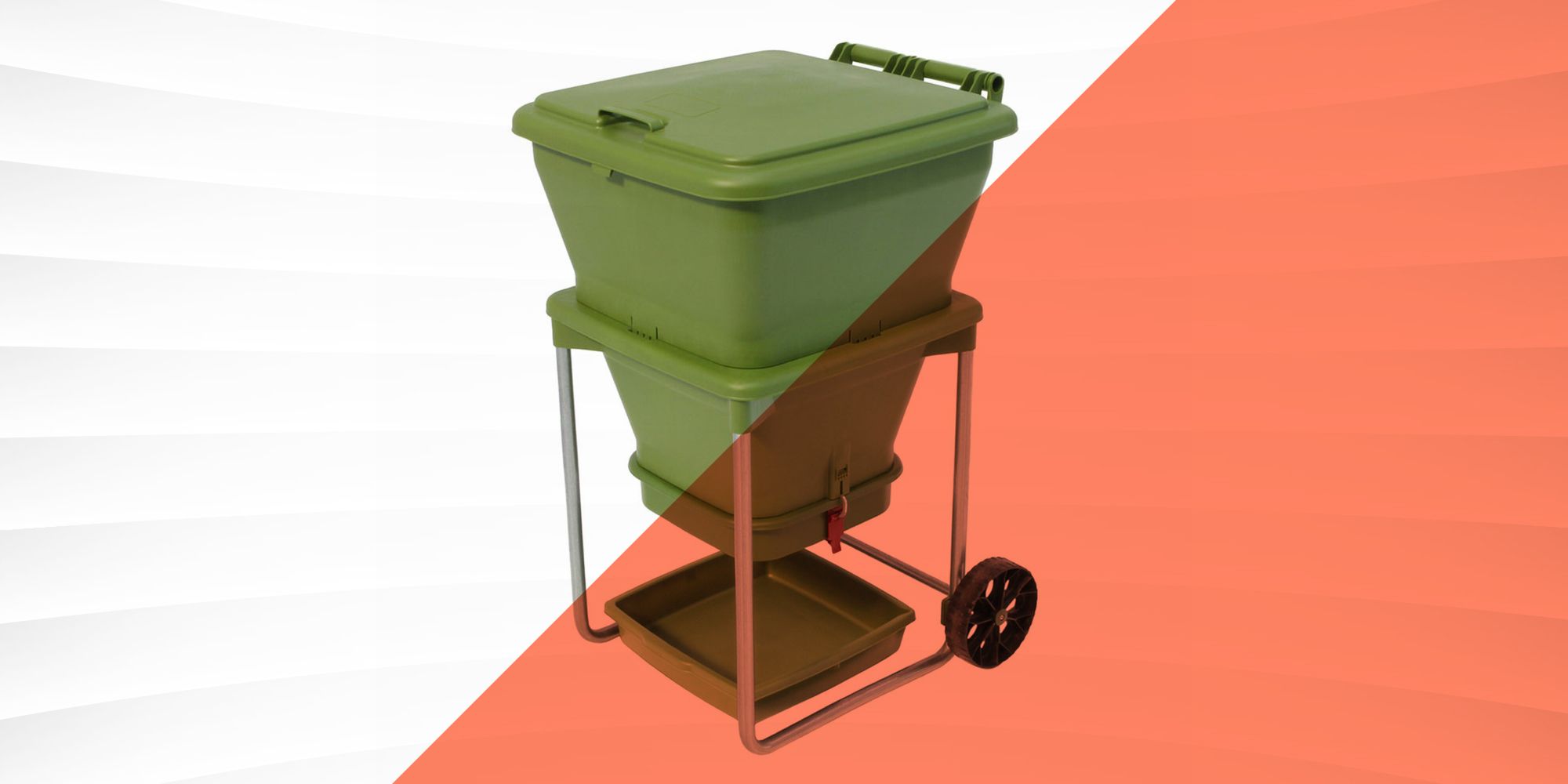Black Heavy Duty 50L Clip Bins Strong Durable Waste Garden Compost Plastic Bins 