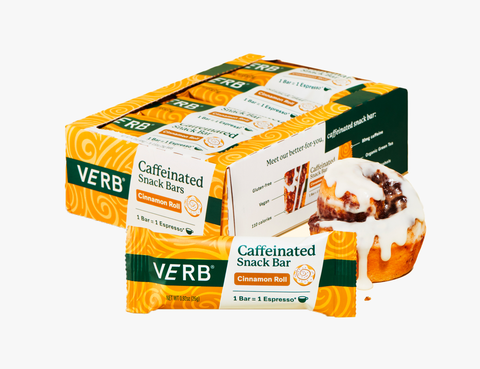 verb caffeinated snack bars