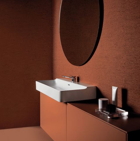 ideal standard atelier collections conca mixer, basin and furniture