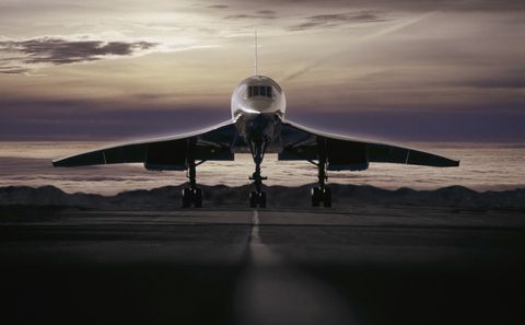 Concorde at Sunset