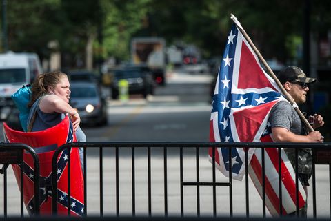 Activists Raise Confederate Flag At SC Statehouse 2 Years After Its Removal