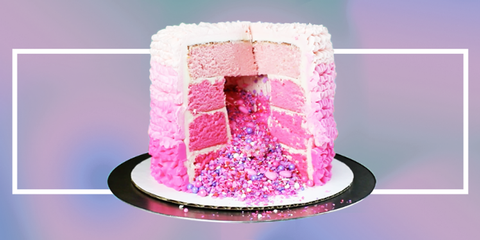 Sweetness, Cake, Cuisine, Food, Ingredient, Pink, Baked goods, Dessert, Magenta, Cake decorating, 