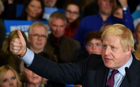 Boris Johnson Visits North East In Campaign's Final Days