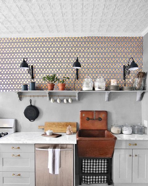 15 Best Kitchen Wallpaper Ideas How To Decorate Your Kitchen With Wallpaper
