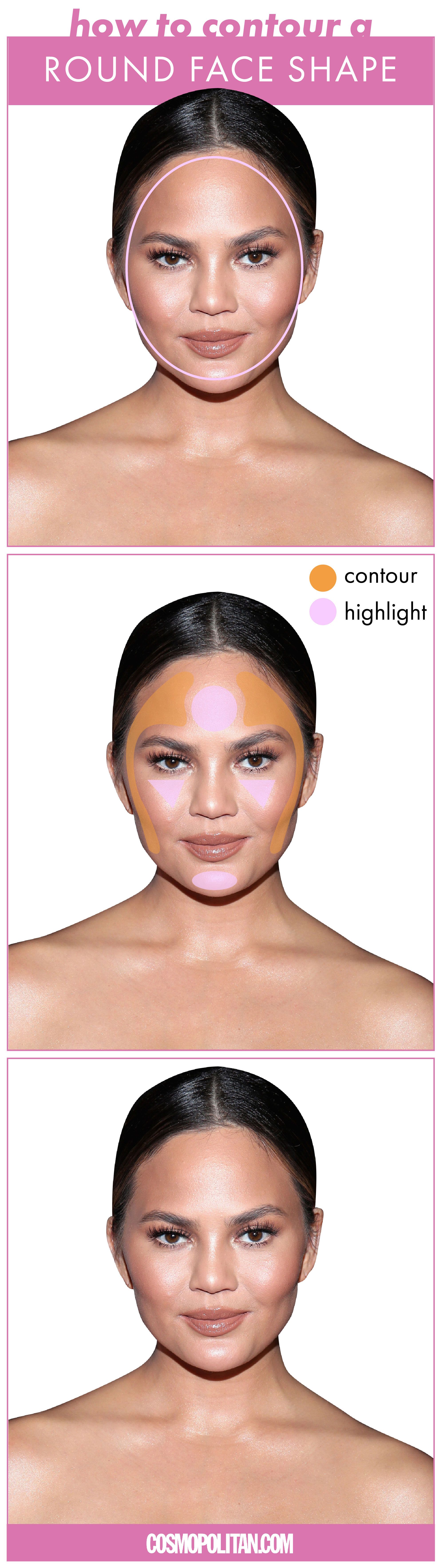 easy contour for round face