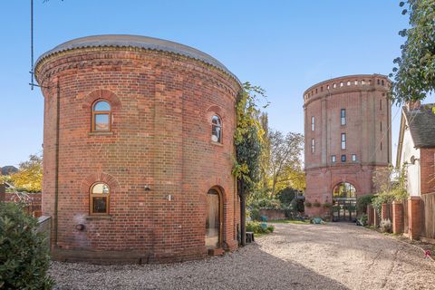 Two converted Victorian water towers with five bedrooms for sale in Essex