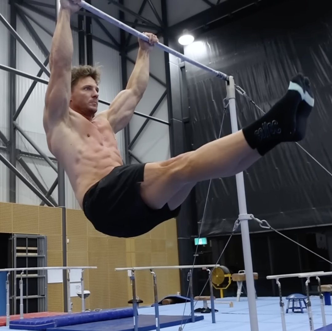 Watch Former 'Mr. Olympia' Competitor Steve Cook Try a Challenging Gymnastics Workout