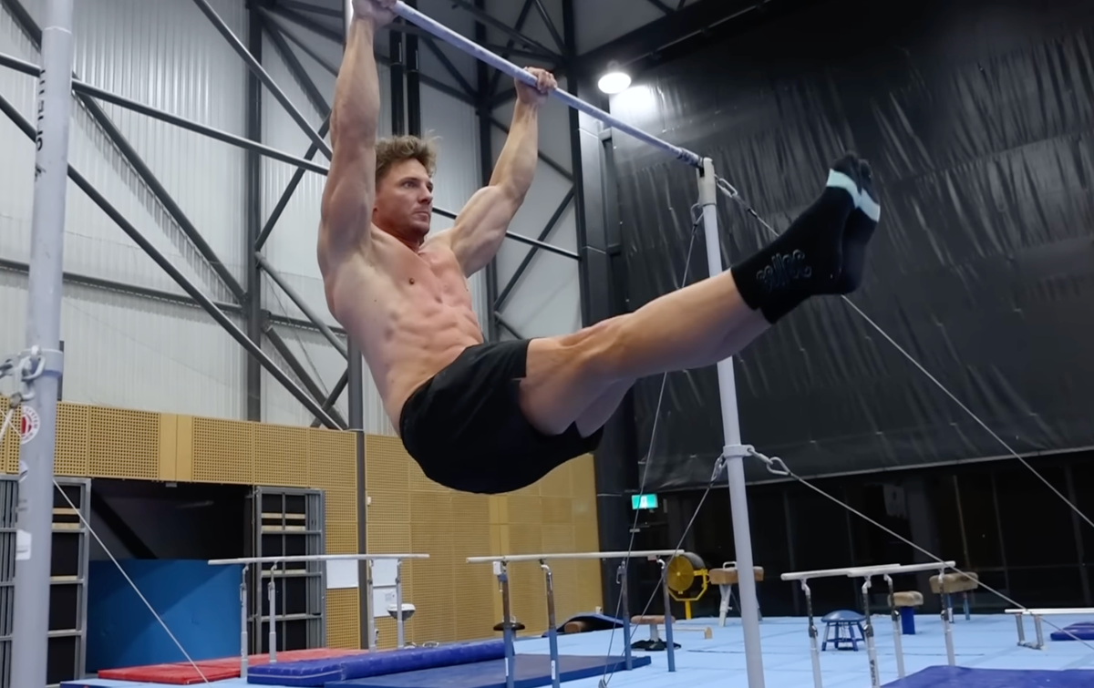 Watch Former ‘Mr. Olympia’ Competitor Steve Cook Try a Challenging Gymnastics Workout