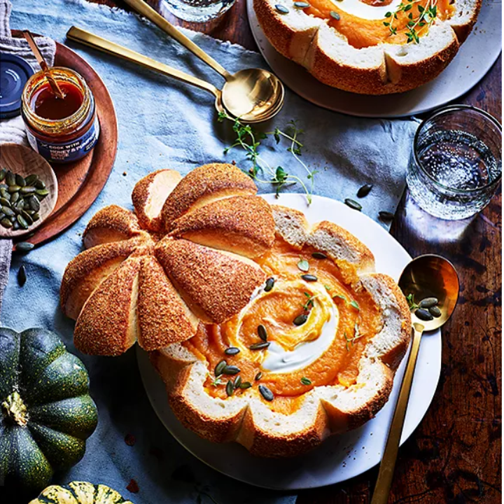 M S Pumpkin Shaped Bloomer Looks Amazing Filled With Soup