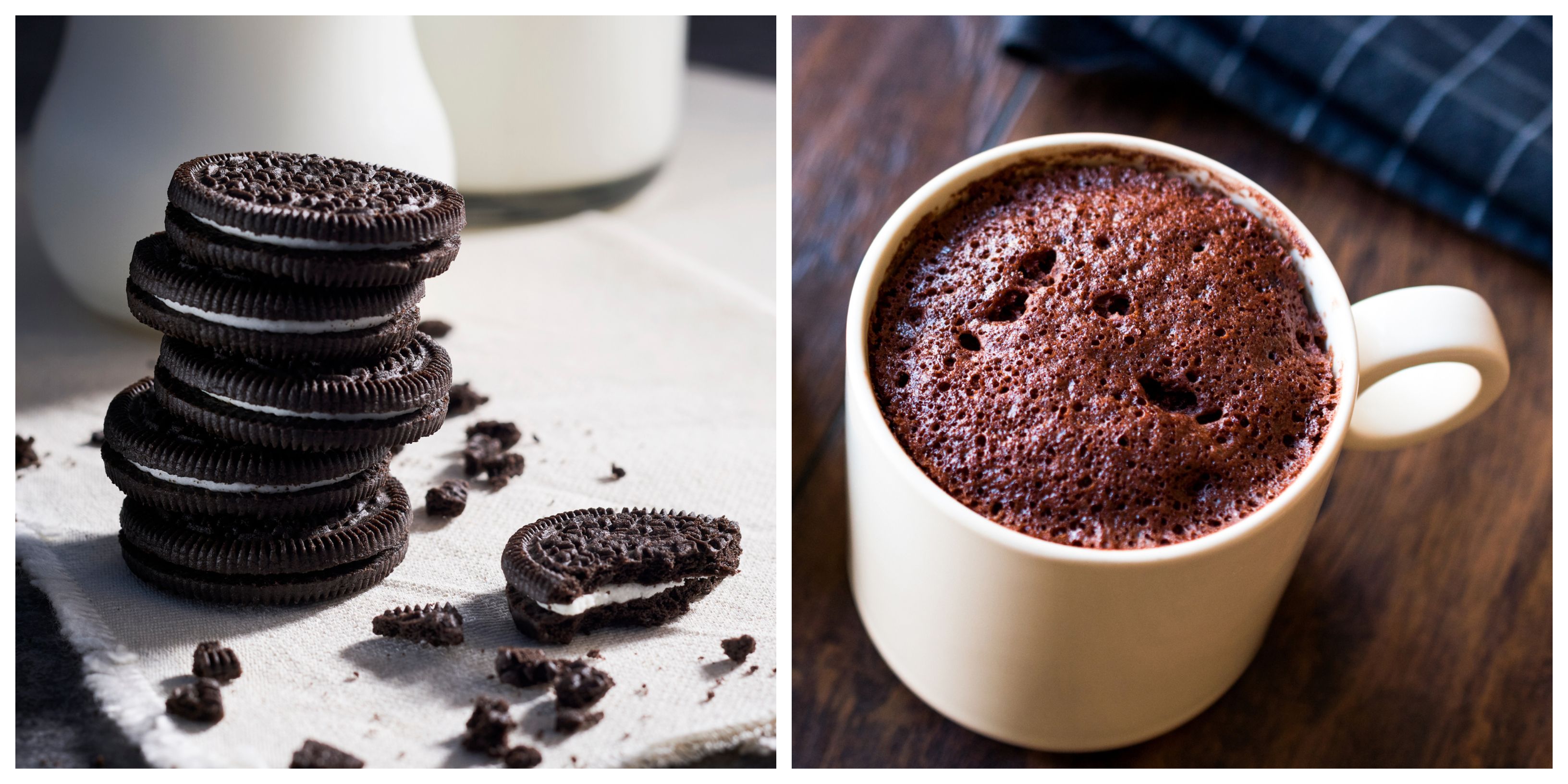 This two-ingredient mug cake is the perfect afternoon pick-me-up