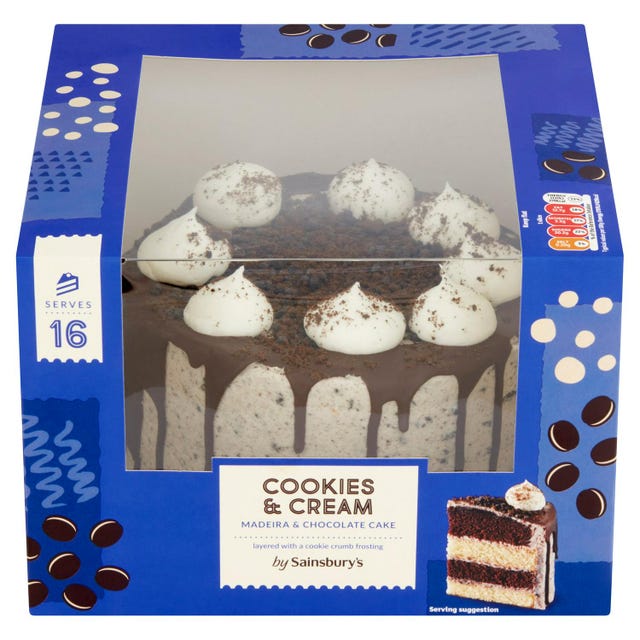 Sainsbury S New Cookies And Cream Cake Is On Sale Now