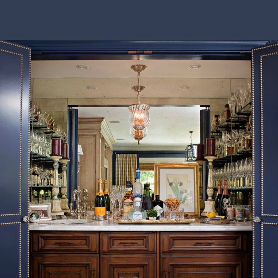 Trend Alert Homeowners Are Giving Their Closets Boozy Upgrades