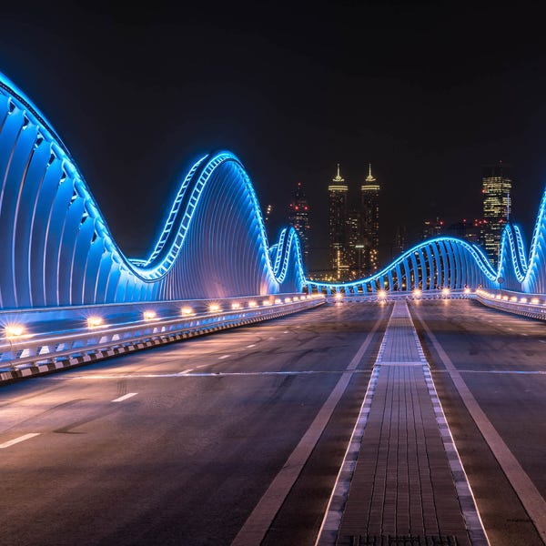  Asitektur Jembatan Terindah di Dunia - Meydan VIP Bridge, Dubai 