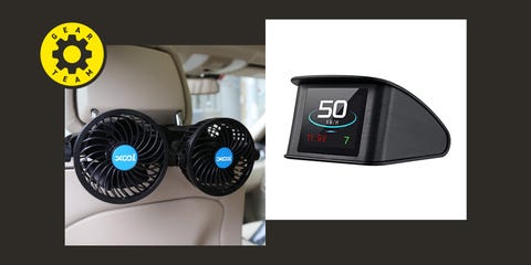 cool car accessories for your car electric fan heads up display