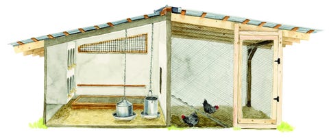 chicken coop illustration illustration of a chicken coop