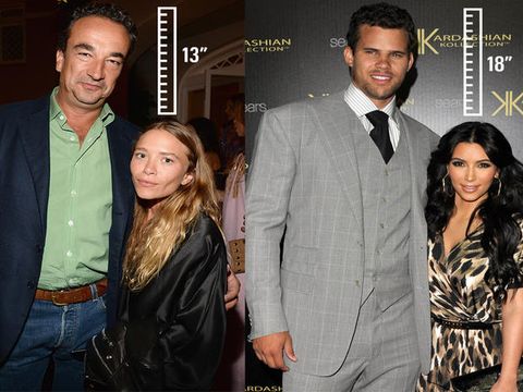 coppie di Hollywood Mary-Kate Olsen e Olivier Sarkozy ; Kim Kardashian e Kris Humphries