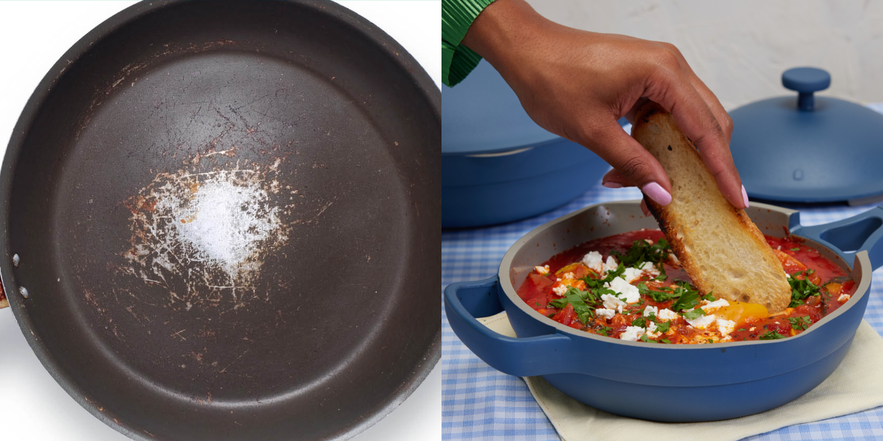 Can A Scratched Nonstick Pan Make You Sick? Here's What You Need To Know