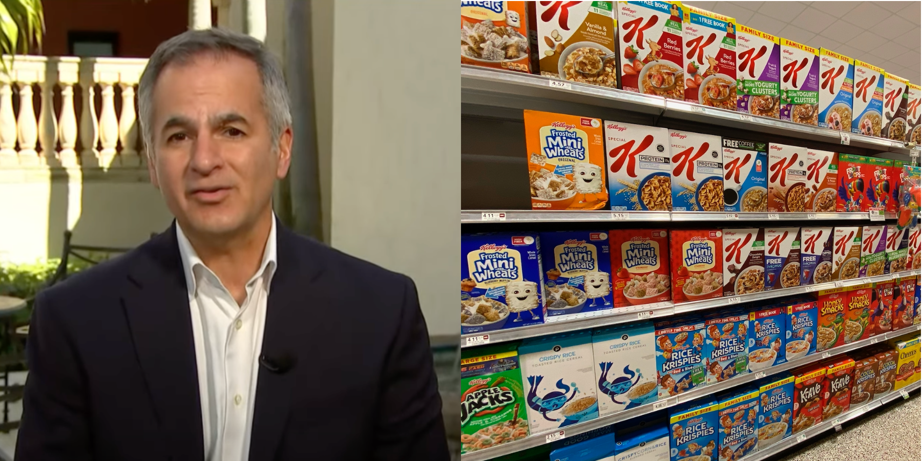 Kellogg's CEO Says You Should Eat Cereal For Dinner Amid Rising Grocery Prices