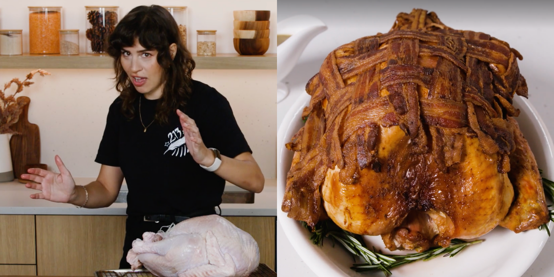 We Made Our Camerawoman Cook A Thanksgiving Turkey