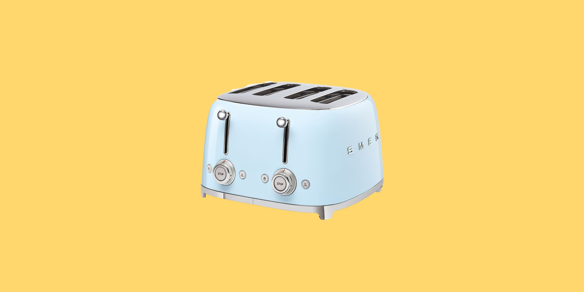 Smeg 4 Slot Steel Toaster TSF03 Review Smeg TSF03 4 Slice Toaster, Black in 2020