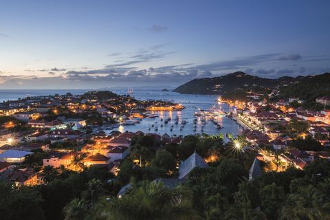 The view from Hotel Barrière Le Carl Gustaf in St. Barts 