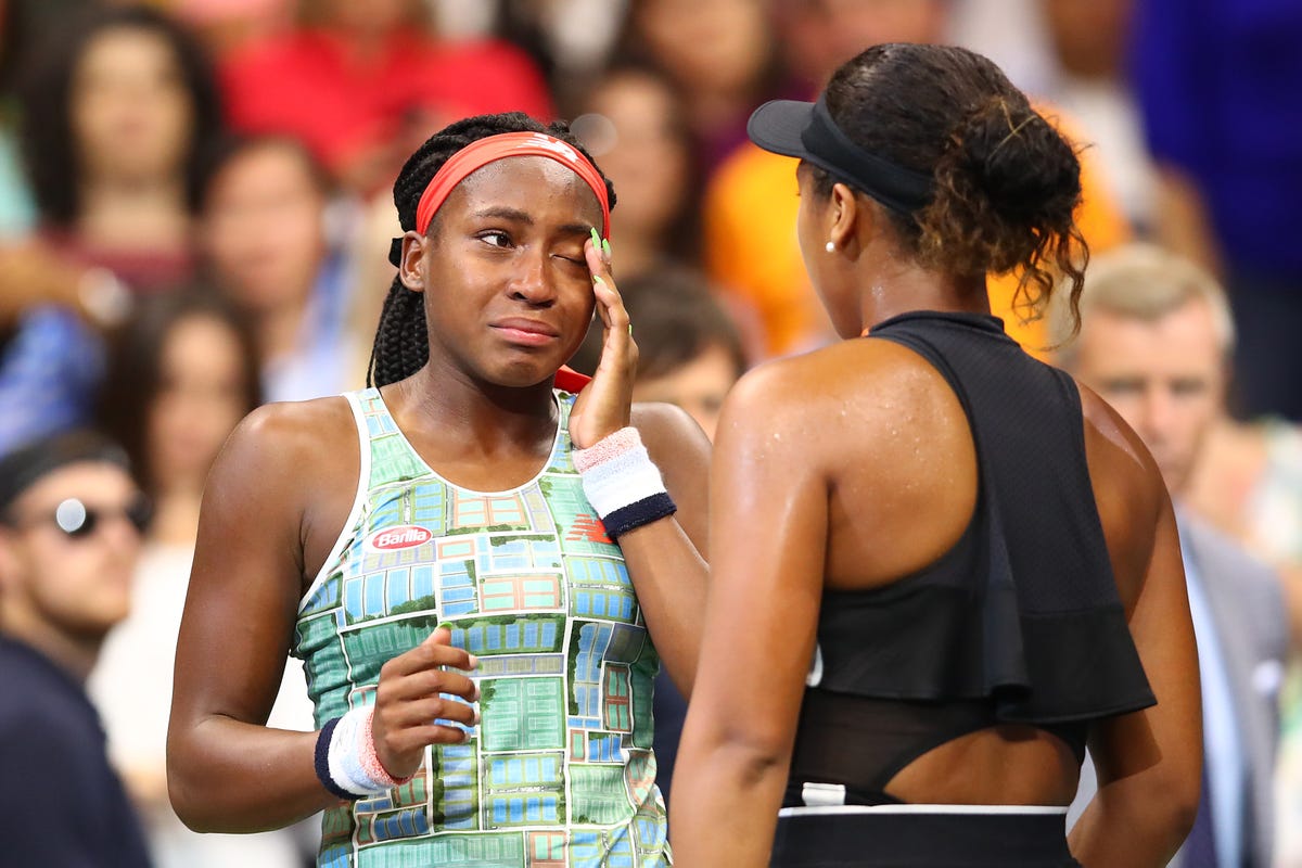 US Open - Naomi Osaka And Coco Gauff Viral Emotional Conversation