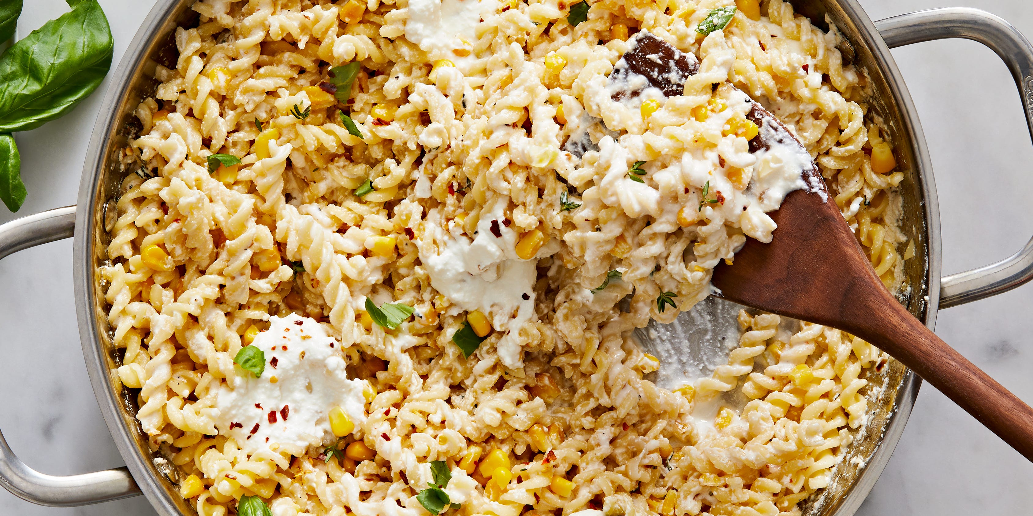 This Corn & Ricotta Pasta Is Summer Simplicity At Its Finest