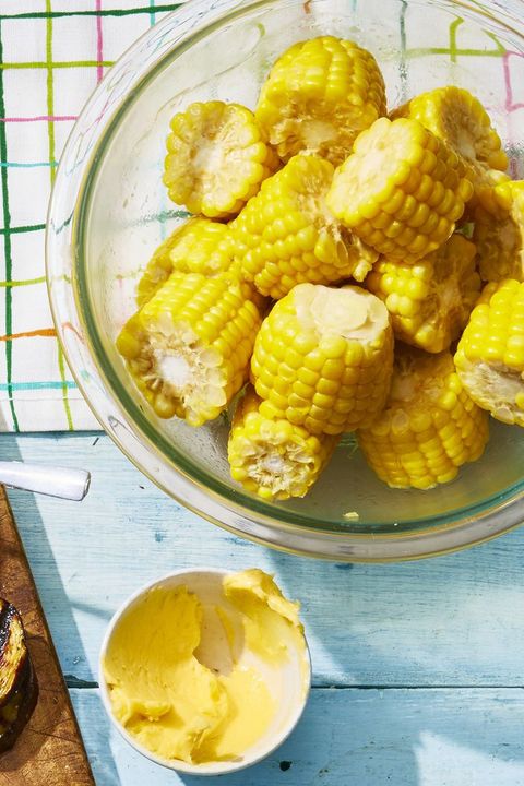 Labor Day Recipes - Corn Wheels with Hot Honey Butter