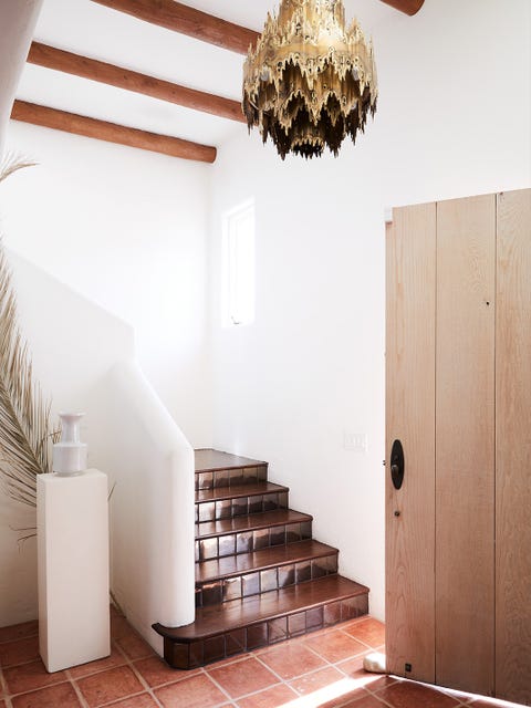 spanish modern entryway in home