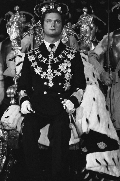 coronation of king carl gustav in stockholm, sweden on september 19, 1973
