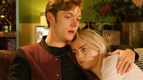 EMBARGO 10/09/2019 Daniel Osbourne and Sinead Tinker in Coronation Street Daniel Osbourne and Sinead Tinker in Coronation Street