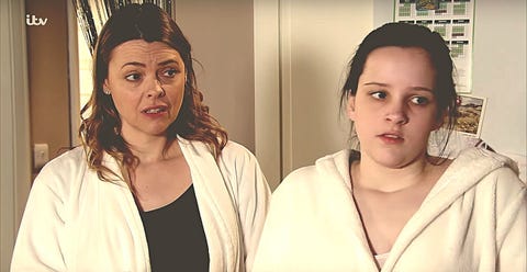 Coronation Street 2/27/19: Amy Barlow and Tracy Barlow Coronation Street 2/27/19: Amy Barlow and Tracy Barlow