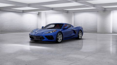 see the 2020 chevy corvette in every color available