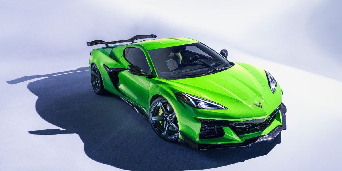 2023 Corvette Z06 with Zany Green Paint, NFT to be Auctioned