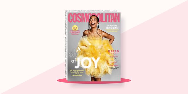 cover van cosmopolitan april mei 2022 met joy delima