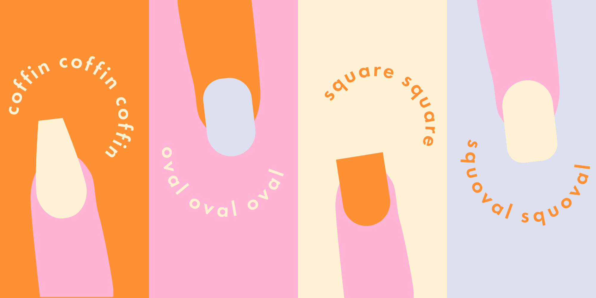 Nail Shapes for 2021 - 8 Styles Explained Nail Shapes for 2021 - 8 Styles Explained