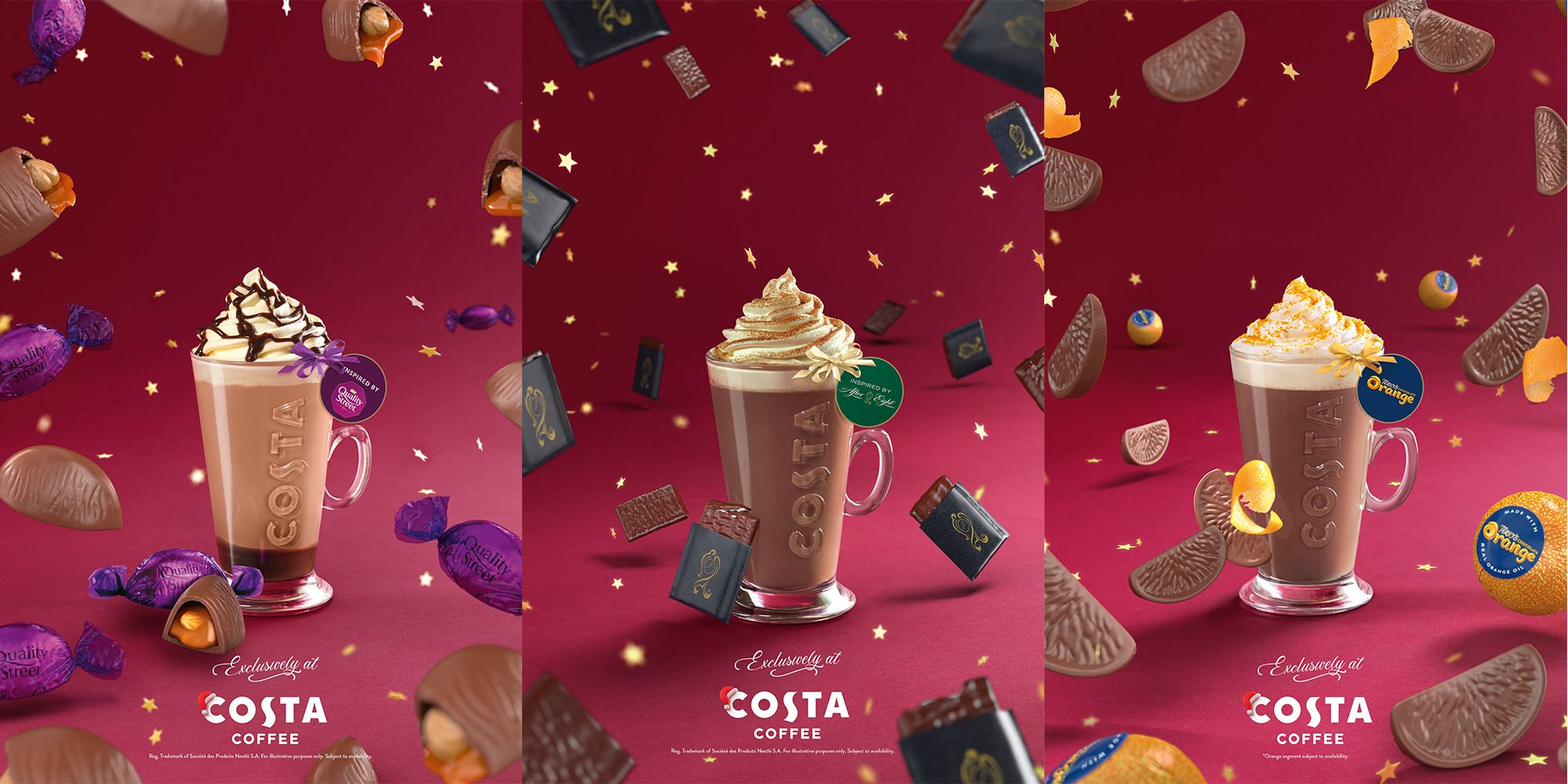 costa coffee christmas drinks 2020