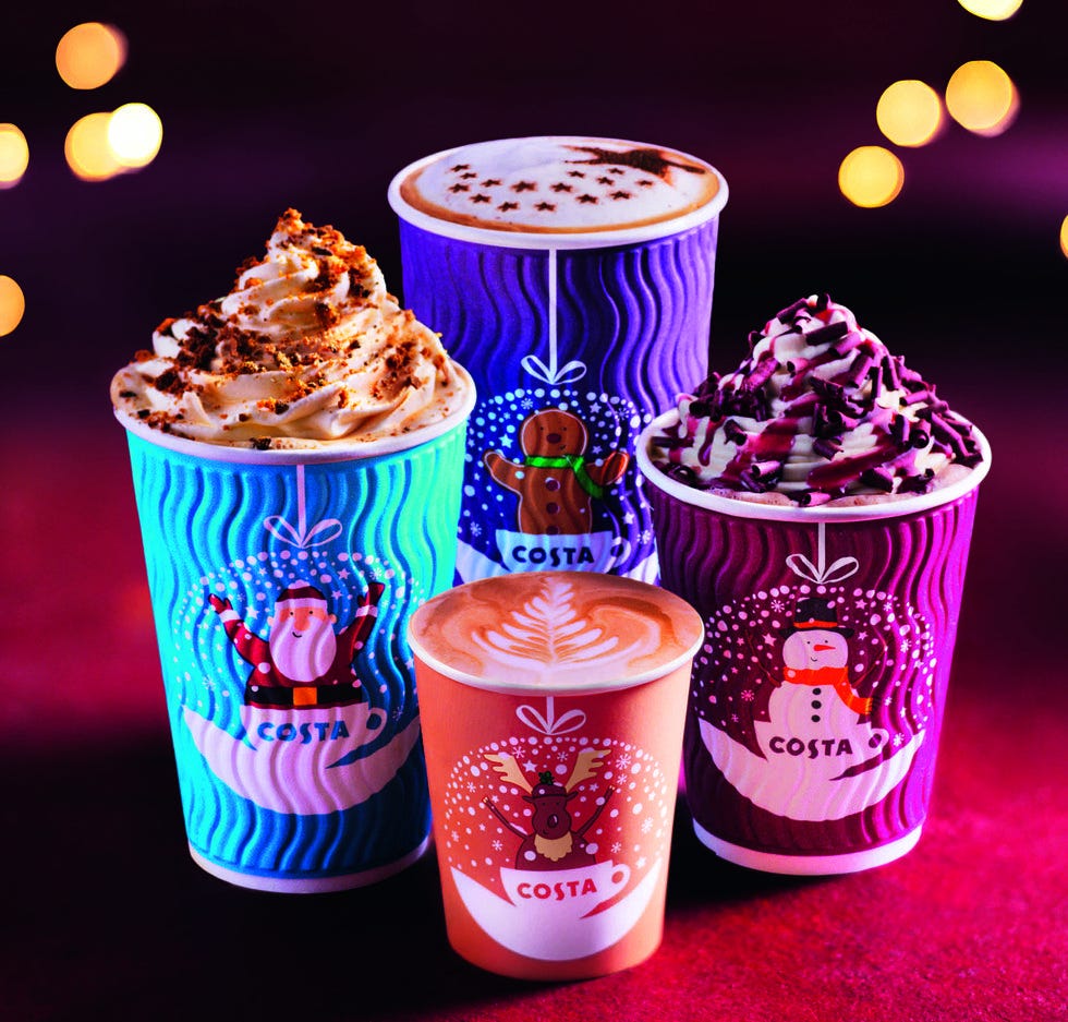 Costa&#039;s Christmas cups are here and there&#039;s a new festive menu to match